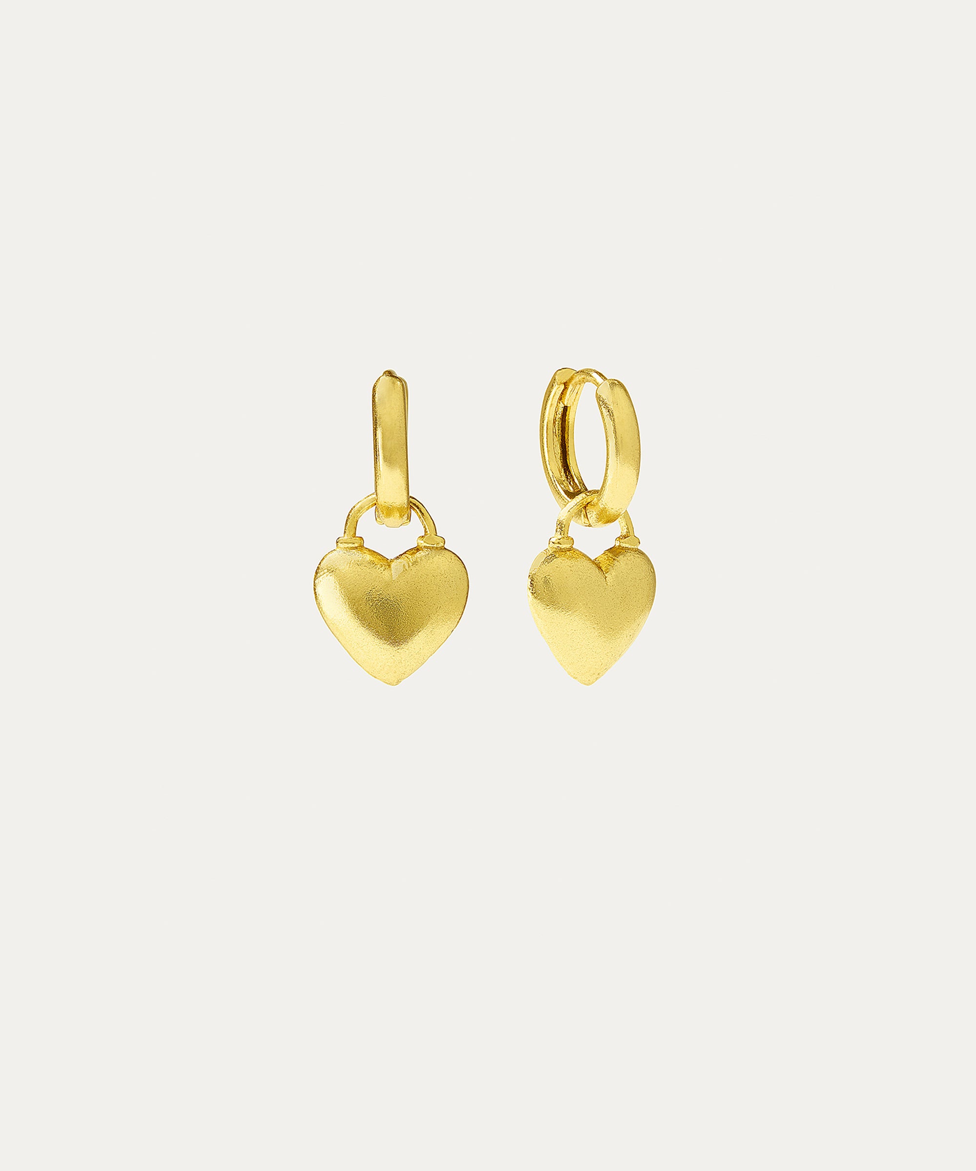 Niko Heart Huggie Earrings | Sustainable Jewellery by Ottoman Hands