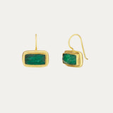 Noa Emerald Drop Earrings | Sustainable Jewellery by Ottoman Hands