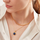 Noa Lapis Pendant Necklace | Sustainable Jewellery by Ottoman Hands