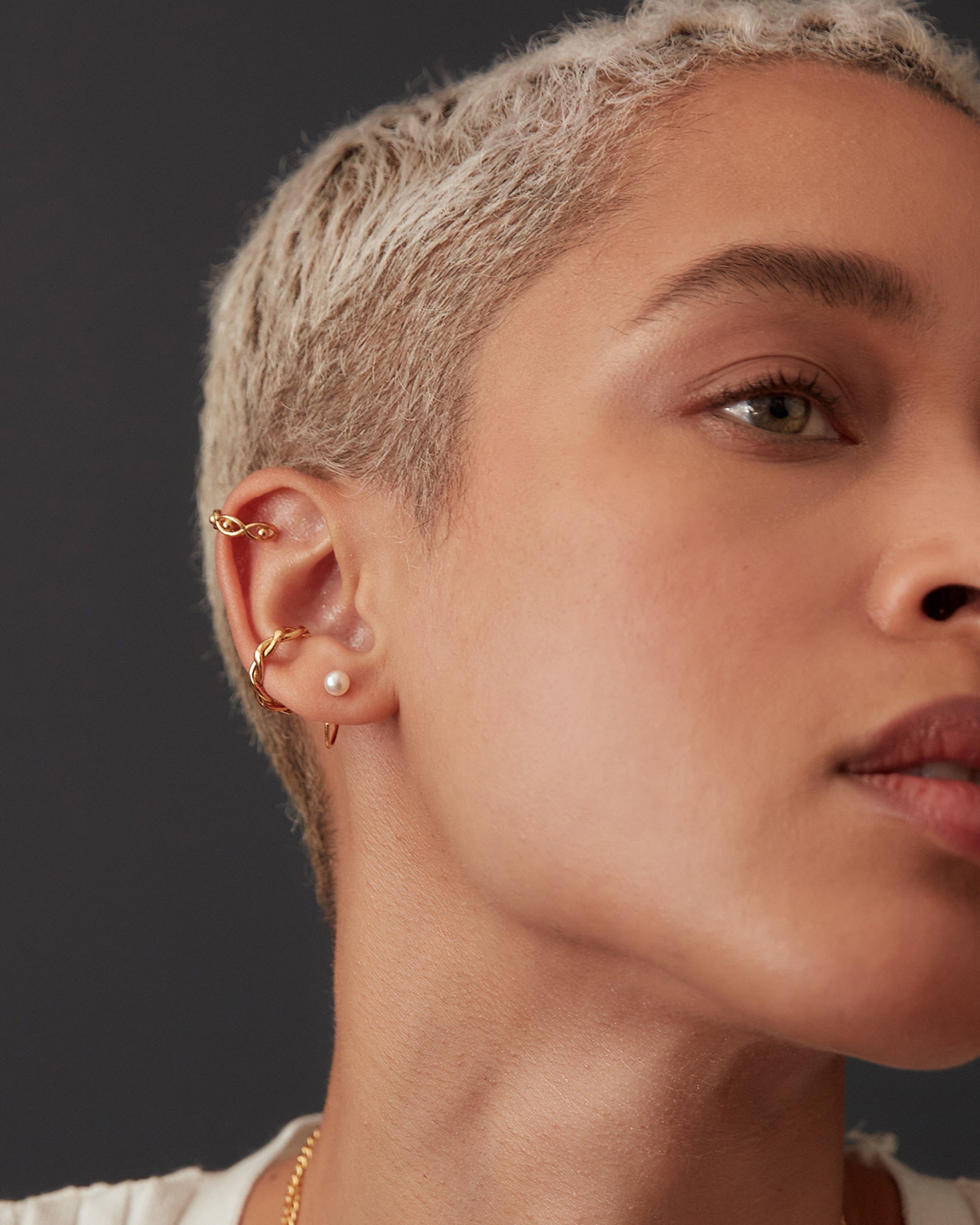Oko Gold Ear Cuffs Set | Sustainable Jewellery by Ottoman Hands