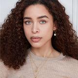 Occhio Eye Necklace with Green Crystal | Sustainable Jewellery by Ottoman Hands