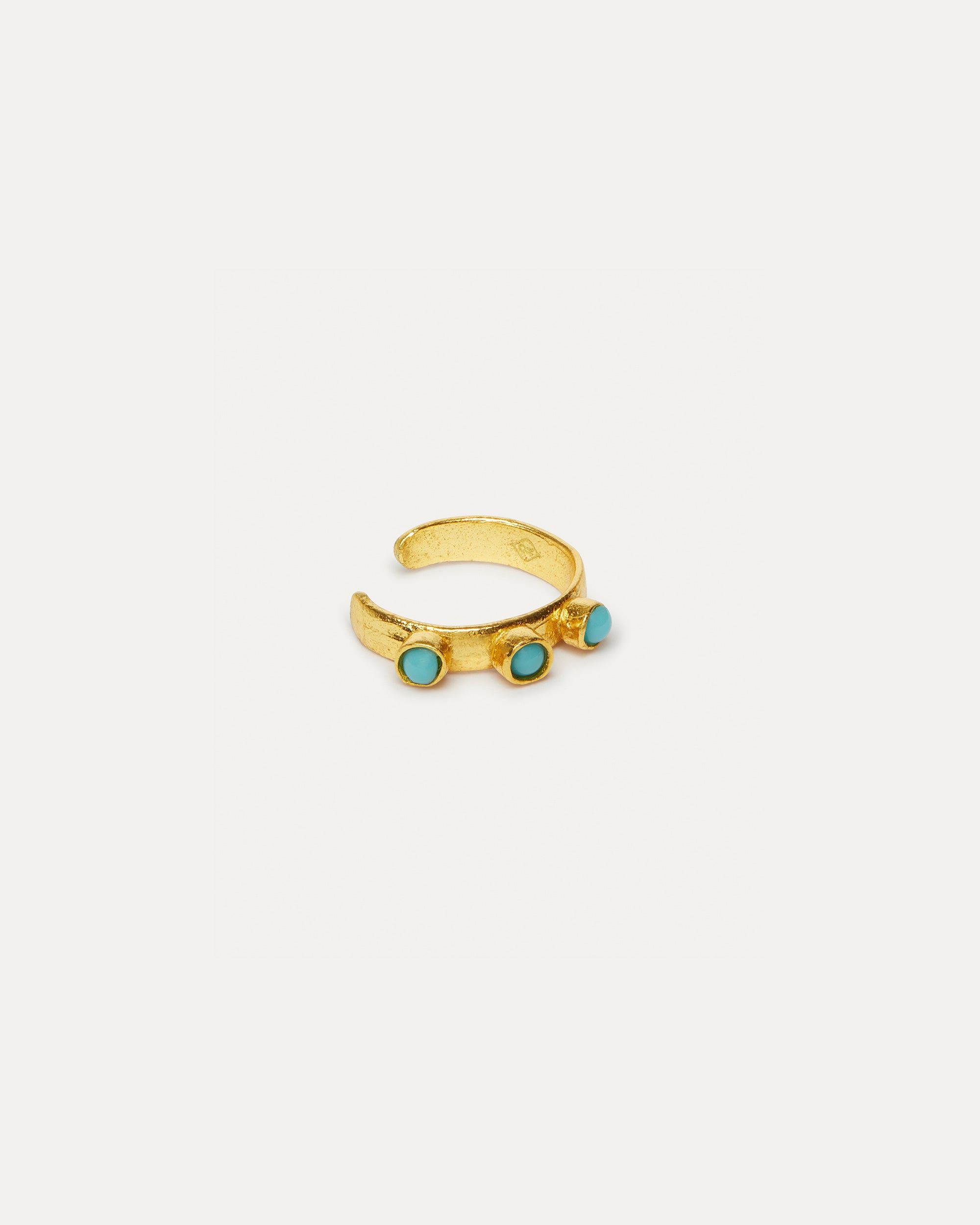 Paloma Turquoise Beaded Ear cuff | Sustainable Jewellery by Ottoman Hands