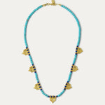 Riva Turquoise and Lapis Beaded Necklace | Sustainable Jewellery by Ottoman Hands