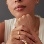 Sabina Gold Stacking Ring | Sustainable Jewellery by Ottoman Hands