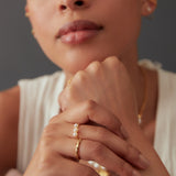 Sabina Gold Stacking Ring | Sustainable Jewellery by Ottoman Hands