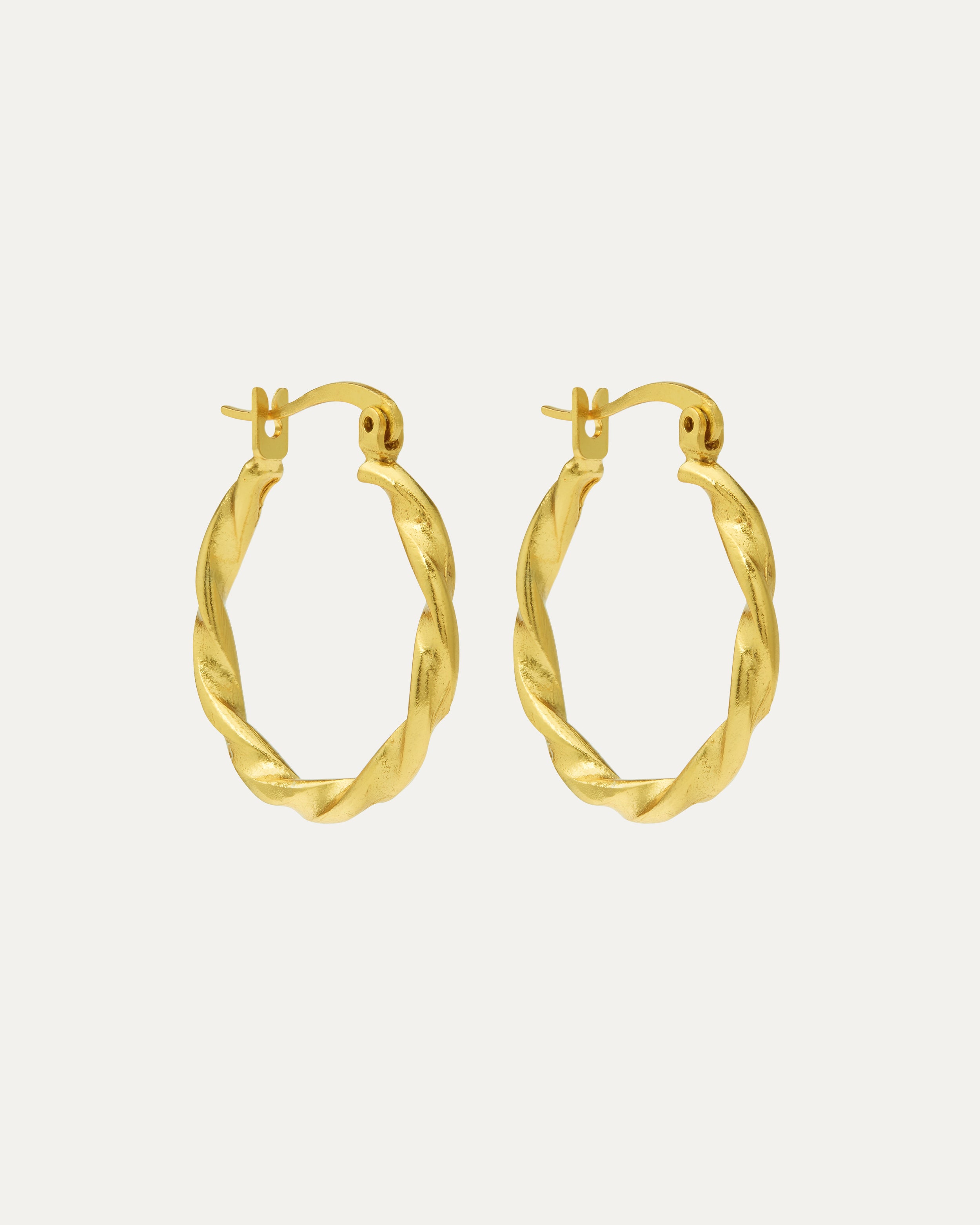 Sabina Twist Hoop Earrings | Sustainable Jewellery by Ottoman Hands