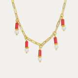 Scarlett Pearl Chain Necklace | Sustainable Jewellery by Ottoman Hands