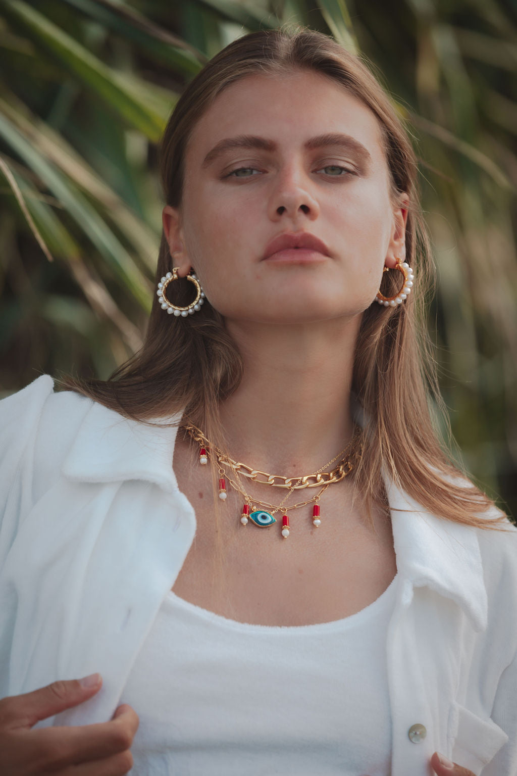 Scarlett Pearl Chain Necklace | Sustainable Jewellery by Ottoman Hands