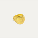 'She Flies With Her Own Wings' Engraved Ring | Sustainable Jewellery by Ottoman Hands