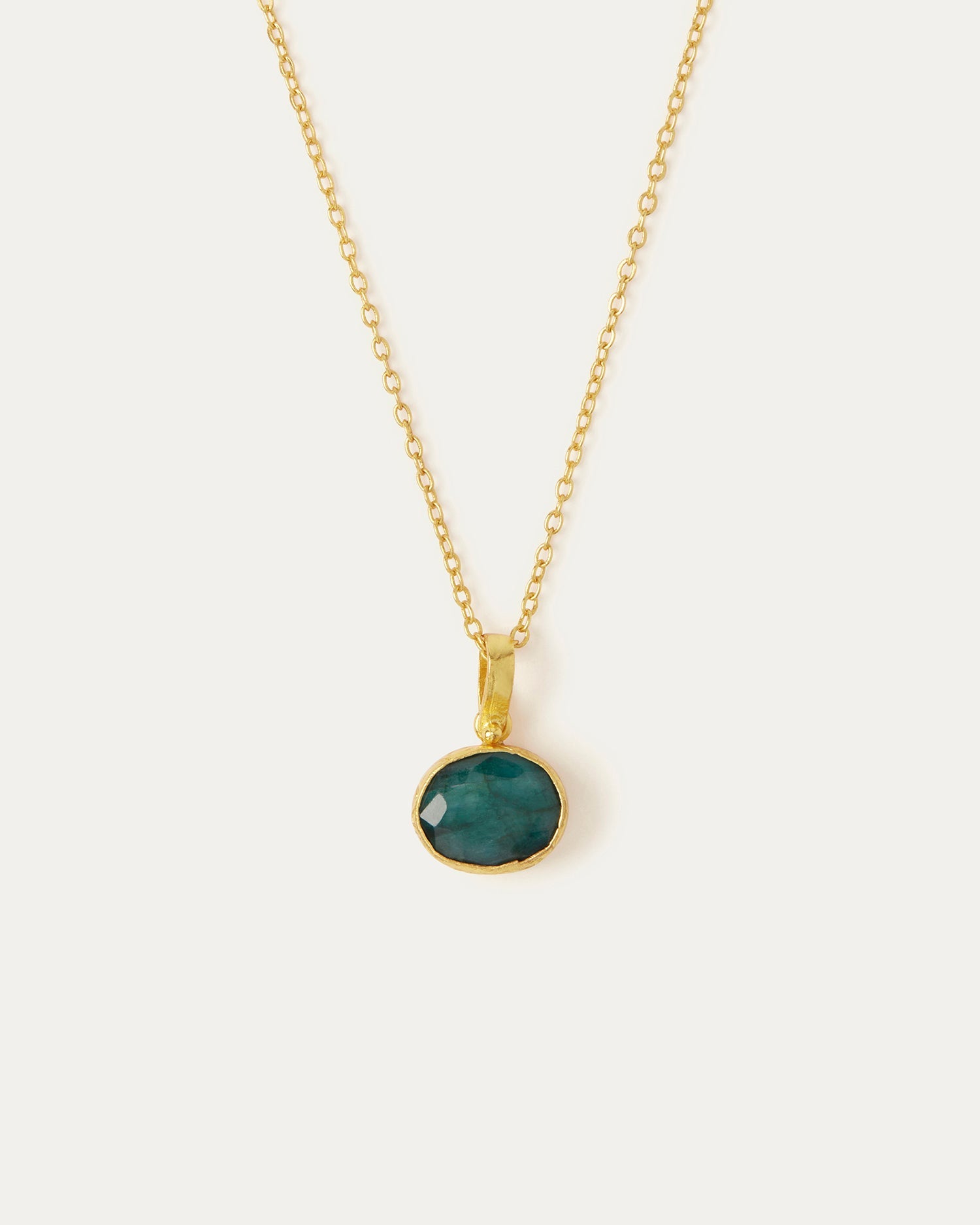 Siena Emerald Pendant Necklace | Sustainable Jewellery by Ottoman Hands