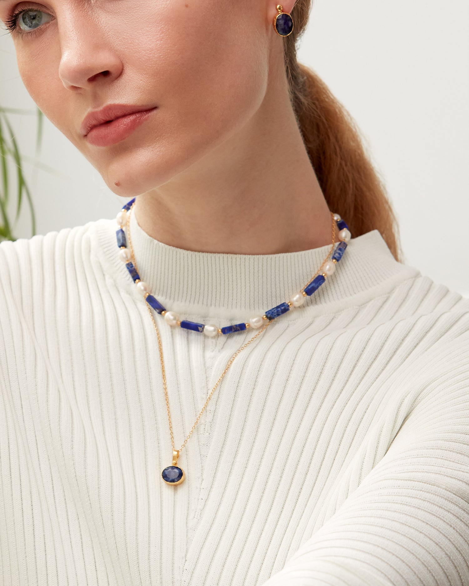 Siena Sapphire Pendant Necklace | Sustainable Jewellery by Ottoman Hands