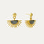 Sunrise Labradorite Drop Stud Earrings | Sustainable Jewellery by Ottoman Hands