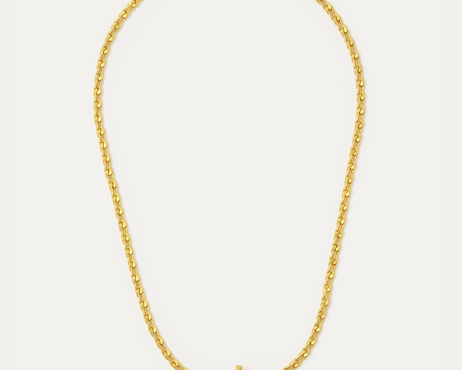 Thea Snake Chain Necklace with T-Bar | Sustainable Jewellery by Ottoman Hands