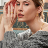 Vida Gold Granulation Stud Earrings | Sustainable Jewellery by Ottoman Hands