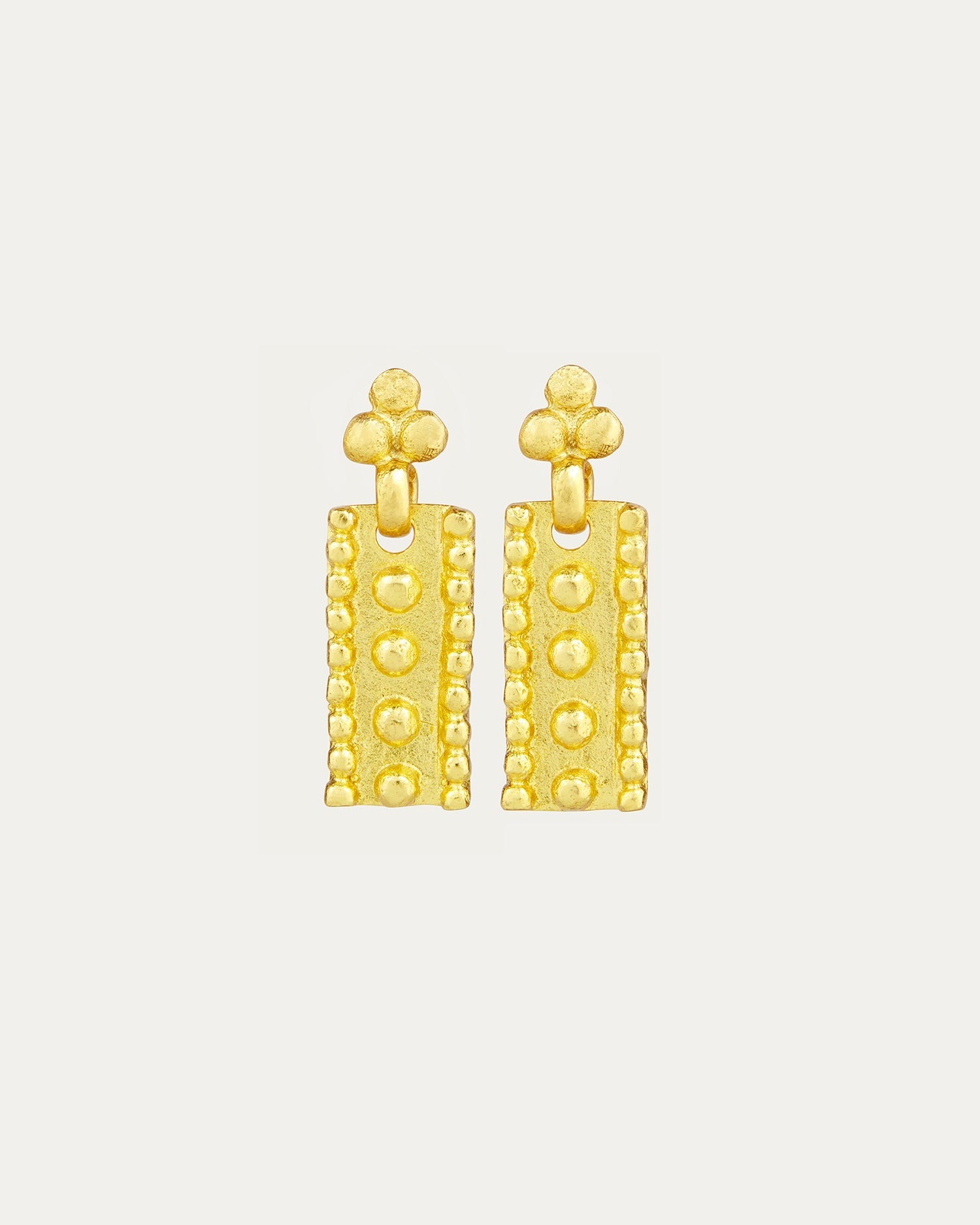 Vida Gold Granulation Stud Earrings | Sustainable Jewellery by Ottoman Hands