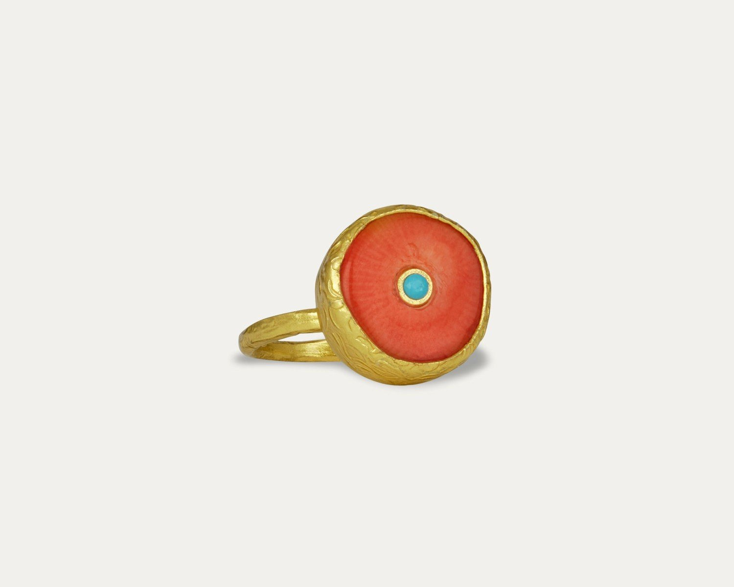 Amalfi Orange Cocktail Ring | Sustainable Jewellery by Ottoman Hands