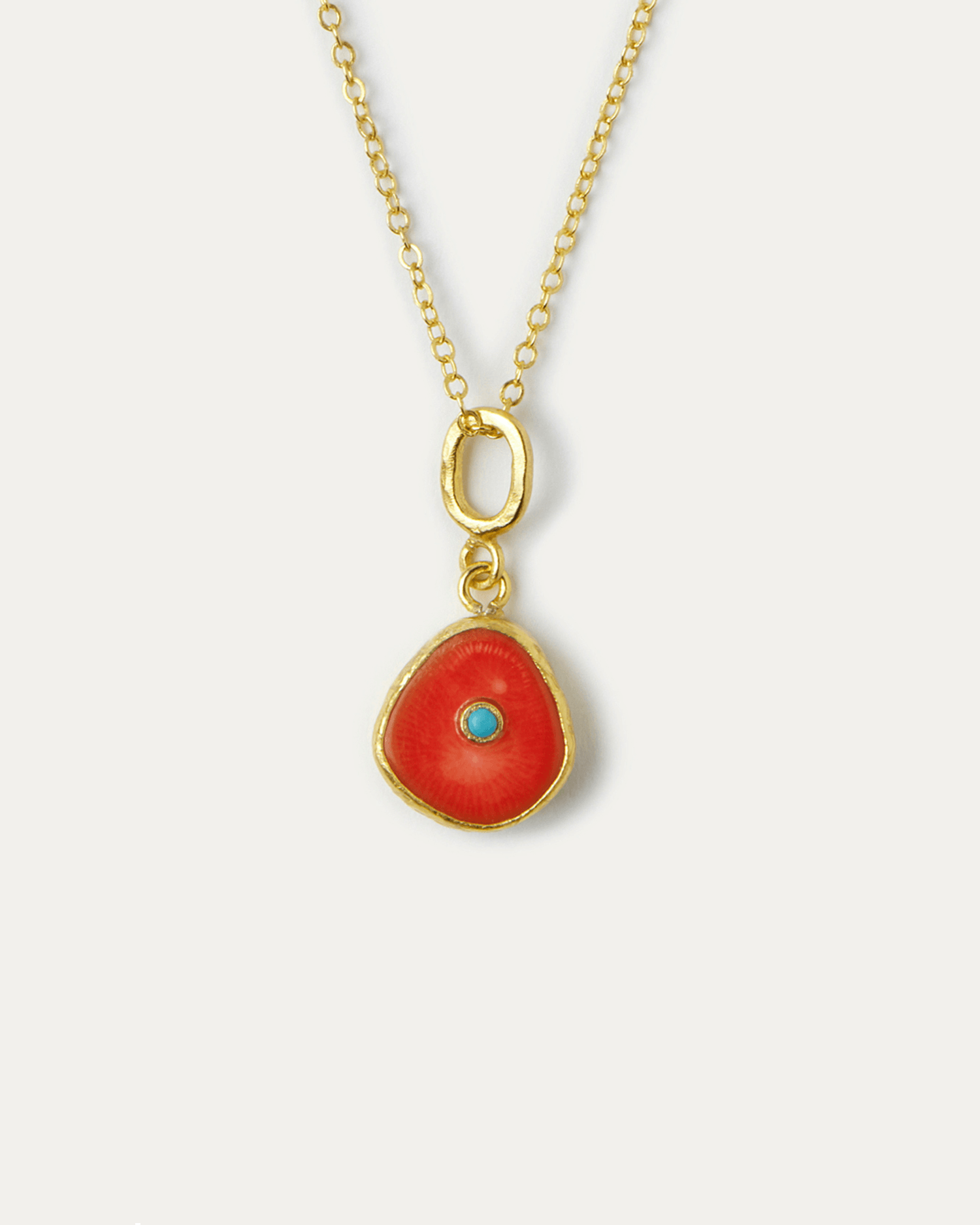 Amalfi Orange Pendant Necklace | Sustainable Jewellery by Ottoman Hands