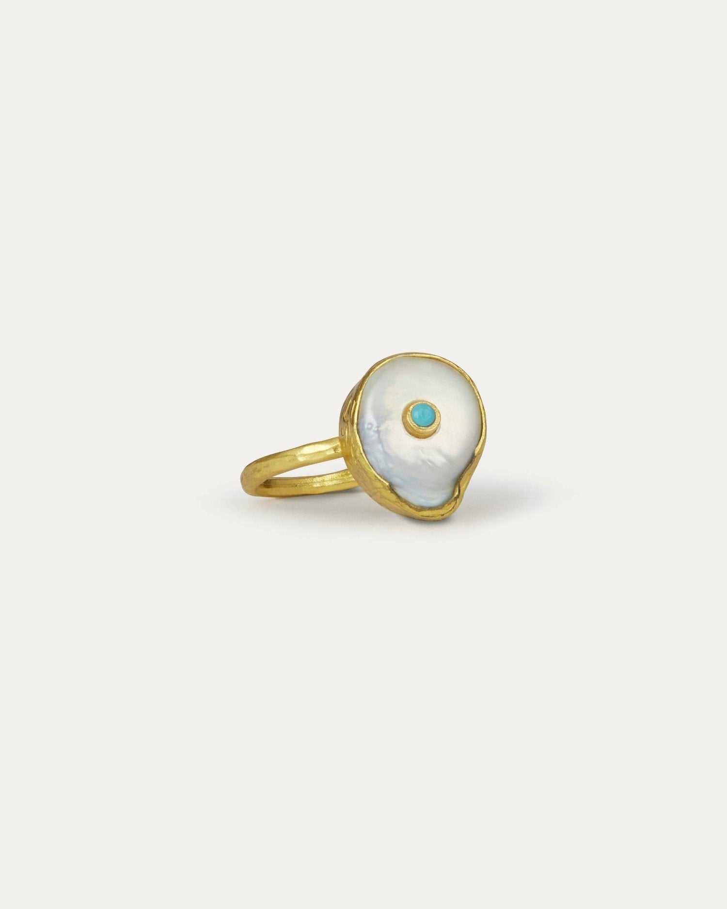 Amalfi Pearl Cocktail Ring | Sustainable Jewellery by Ottoman Hands