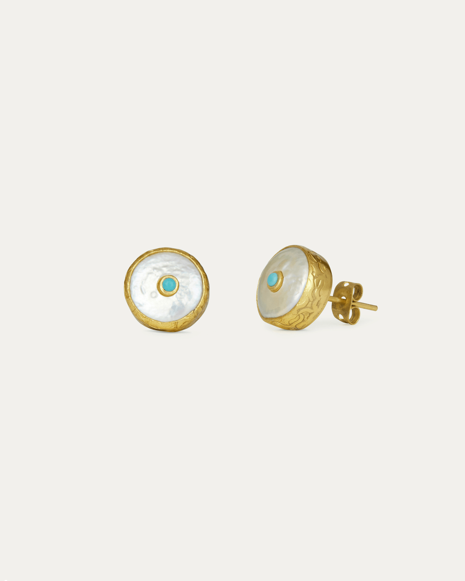 Amalfi Pearl Stud Earrings | Sustainable Jewellery by Ottoman Hands
