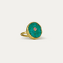 Amalfi Turquoise Cocktail Ring | Sustainable Jewellery by Ottoman Hands