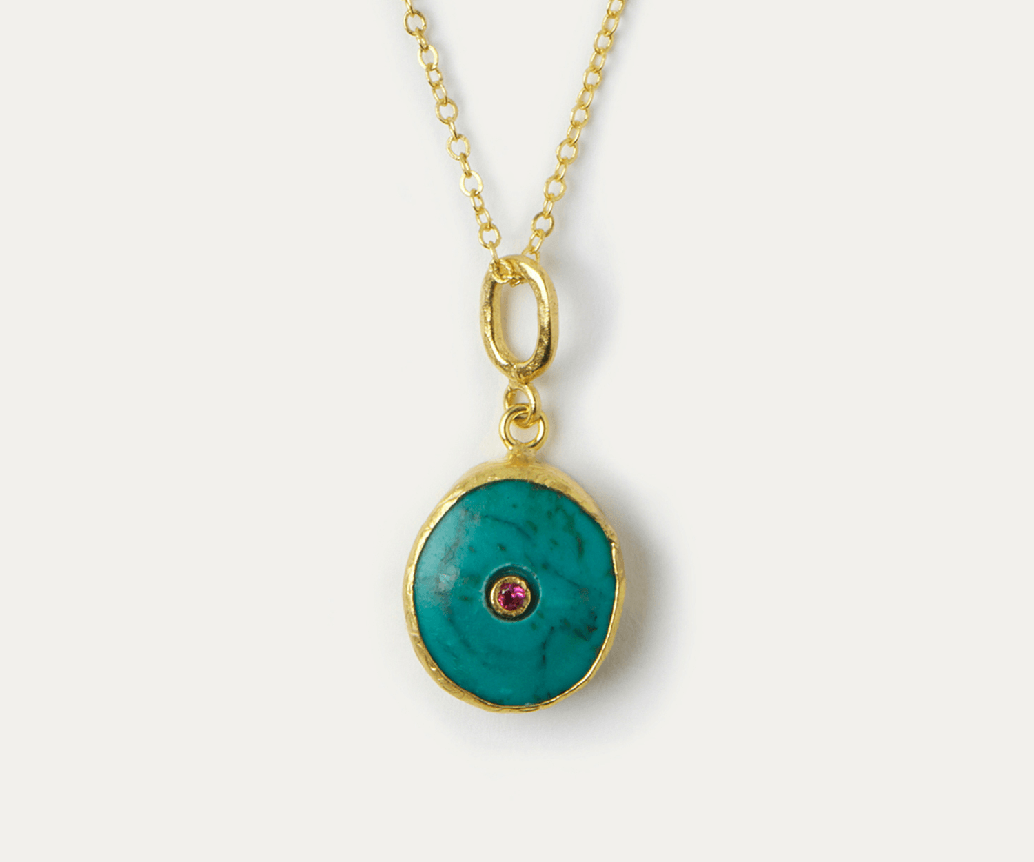 Amalfi Turquoise Pendant Necklace | Sustainable Jewellery by Ottoman Hands