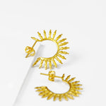 Aylin Gold Hoop Earrings | Sustainable Jewellery by Ottoman Hands