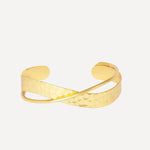 Evenness Hammered Gold Bangle Bracelet | Sustainable Jewellery by Ottoman Hands