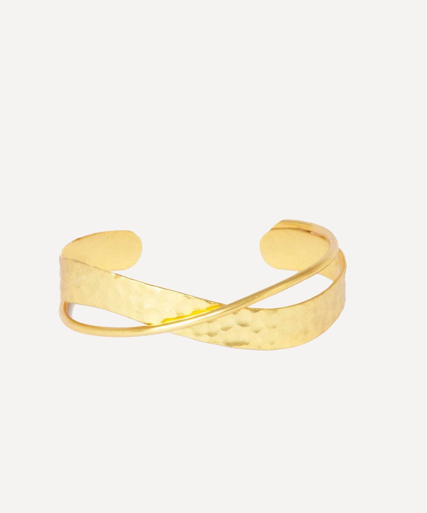 Evenness Hammered Cuff Bracelet | Sustainable Jewellery by Ottoman Hands