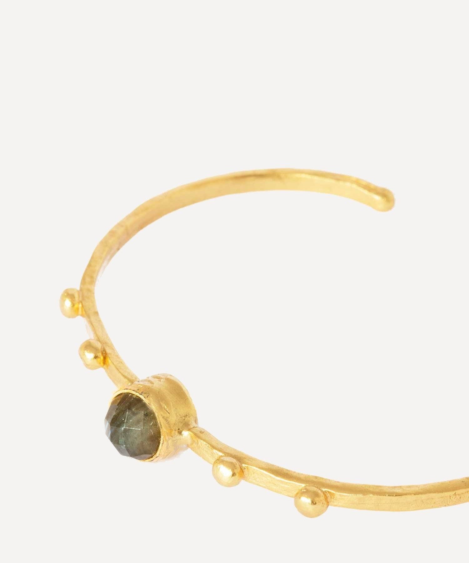 Filiz Labradorite Bangle | Sustainable Jewellery by Ottoman Hands