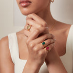 'She Flies With Her Own Wings' Engraved Ring | Sustainable Jewellery by Ottoman Hands