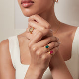 'She Flies With Her Own Wings' Engraved Ring | Sustainable Jewellery by Ottoman Hands