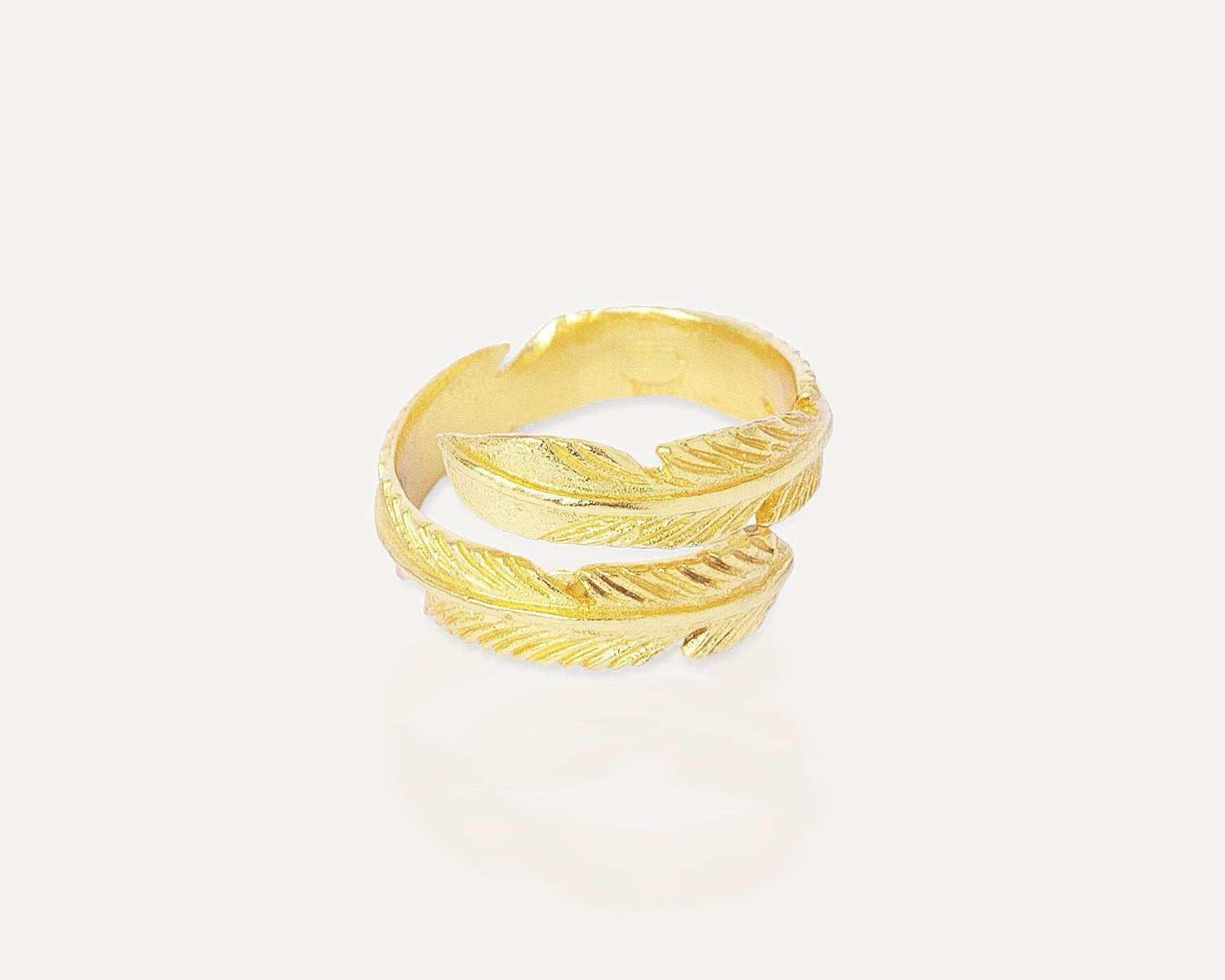 Gold Feather Ring | Sustainable Jewellery by Ottoman Hands