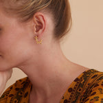 Jale Gold Hoop Earrings | Sustainable Jewellery by Ottoman Hands