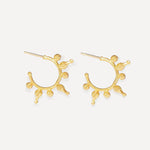 Jale Gold Hoop Earrings | Sustainable Jewellery by Ottoman Hands
