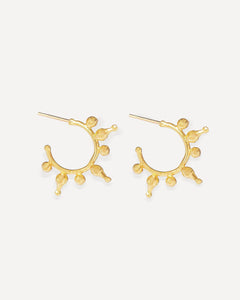 Jale Gold Hoop Earrings | Sustainable Jewellery by Ottoman Hands