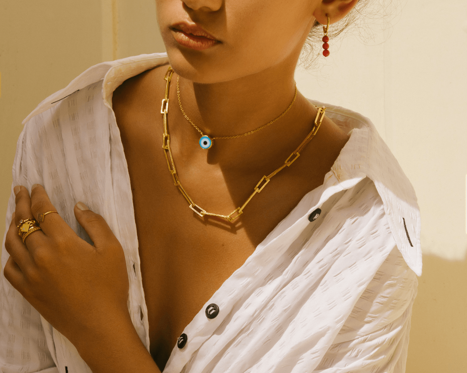Nazar jewellery top