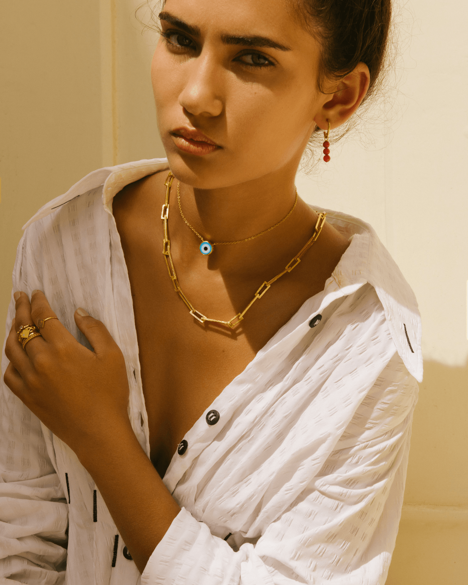 Nazar Blue Evil Eye Necklace | Sustainable Jewellery by Ottoman Hands