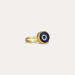 Nazar Navy Evil Eye Stacking Ring | Sustainable Jewellery by Ottoman Hands
