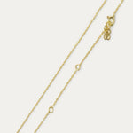 Occhio Eye Necklace with Green Crystal | Sustainable Jewellery by Ottoman Hands