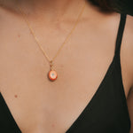 Amalfi Orange Pendant Necklace | Sustainable Jewellery by Ottoman Hands