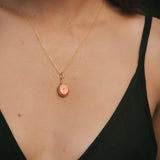 Amalfi Orange Pendant Necklace | Sustainable Jewellery by Ottoman Hands