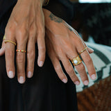 Della Pearl Band Ring | Sustainable Jewellery by Ottoman Hands
