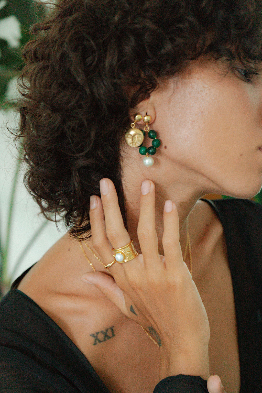 Della Pearl Band Ring | Sustainable Jewellery by Ottoman Hands