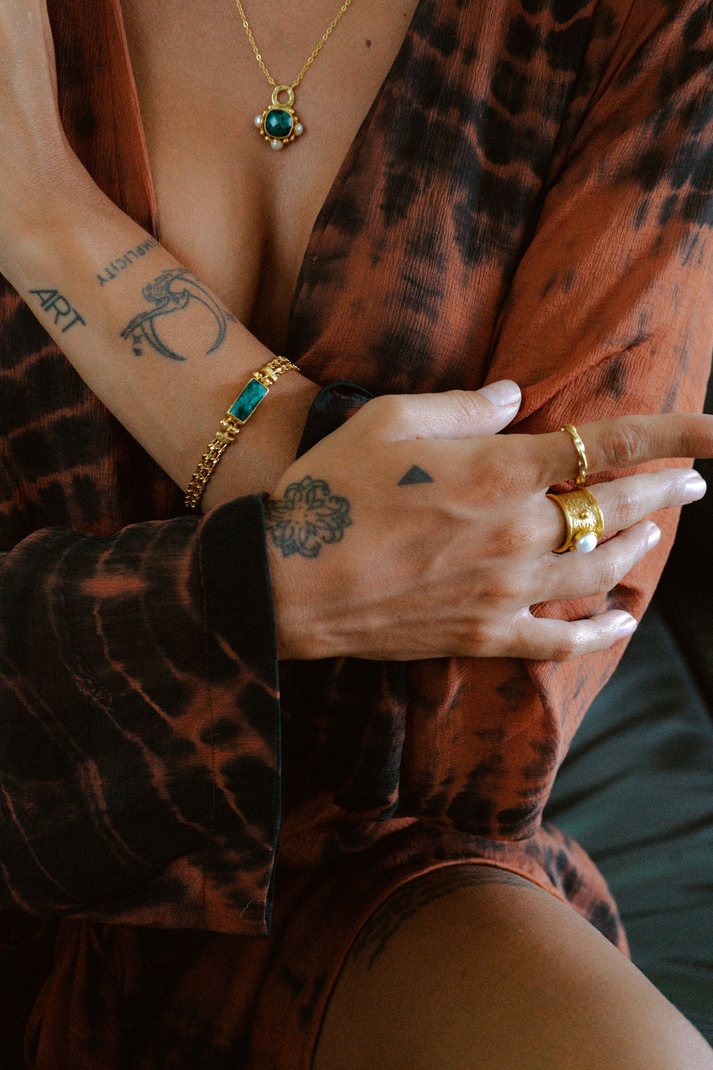 Della Pearl Band Ring | Sustainable Jewellery by Ottoman Hands