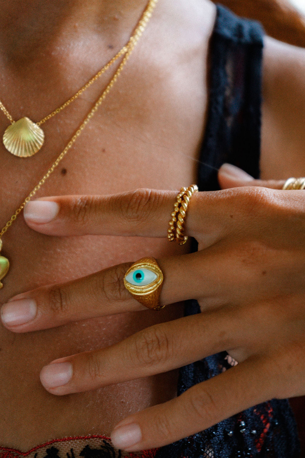 Amara Eye Signet Ring | Sustainable Jewellery by Ottoman Hands