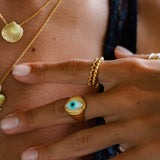 Amara Eye Signet Ring | Sustainable Jewellery by Ottoman Hands