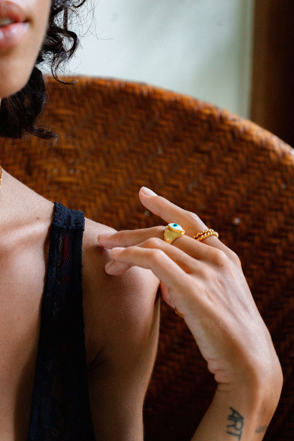 Amara Eye Signet Ring | Sustainable Jewellery by Ottoman Hands