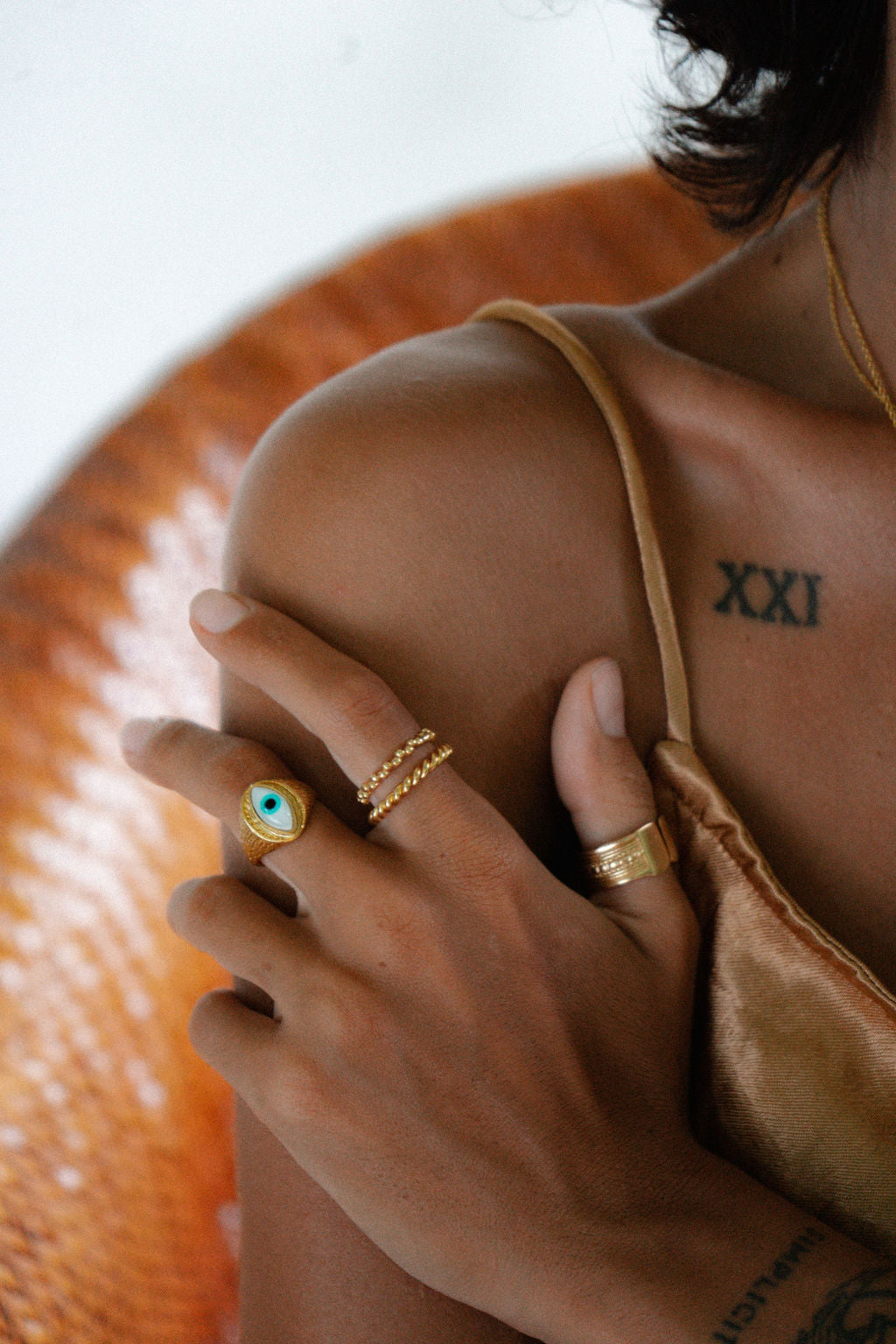 Amara Eye Signet Ring | Sustainable Jewellery by Ottoman Hands