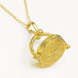 Pegasus Coin Spinner Necklace | Sustainable Jewellery by Ottoman Hands