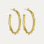 Tanrica Large Hoop Earrings with Pearl Beads | Sustainable Jewellery by Ottoman Hands